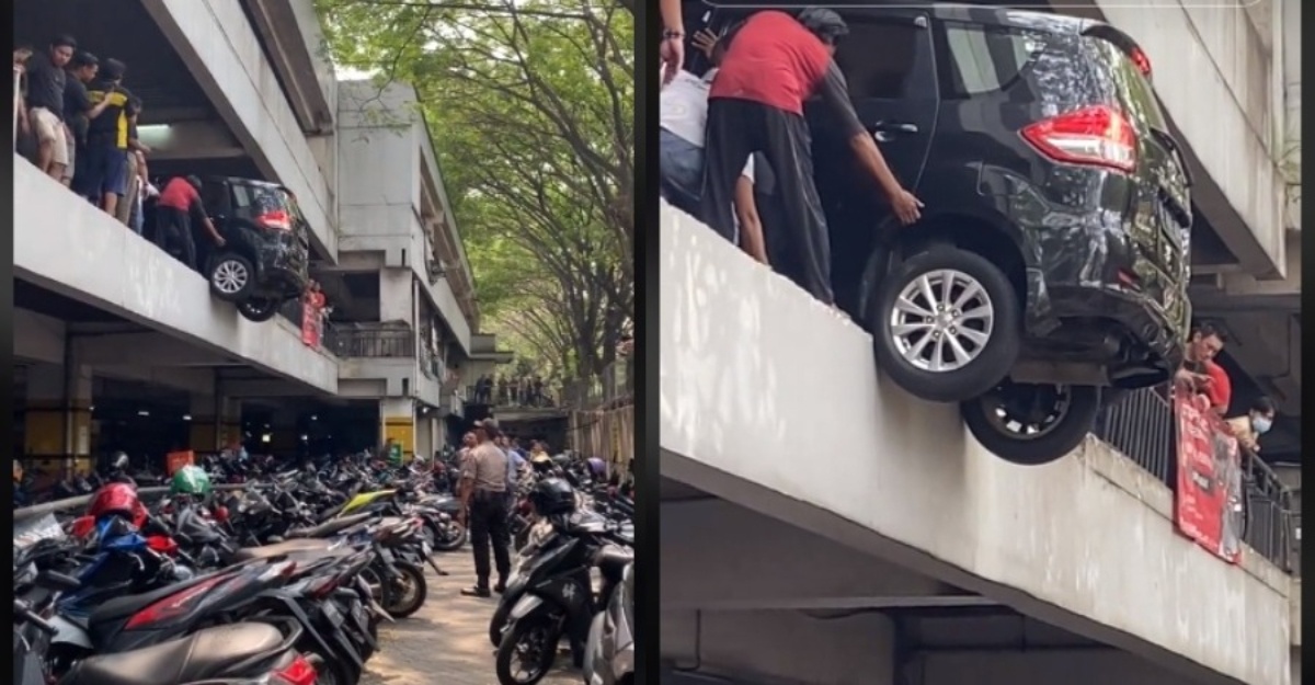 kereta tergantung tingkat dua