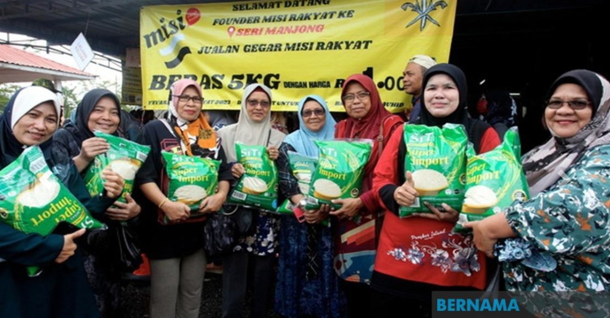 beras 5kg harga rm1