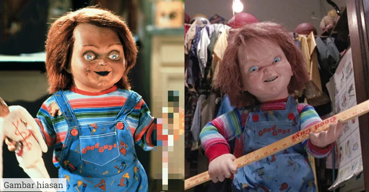Patung chucky ditahan polis