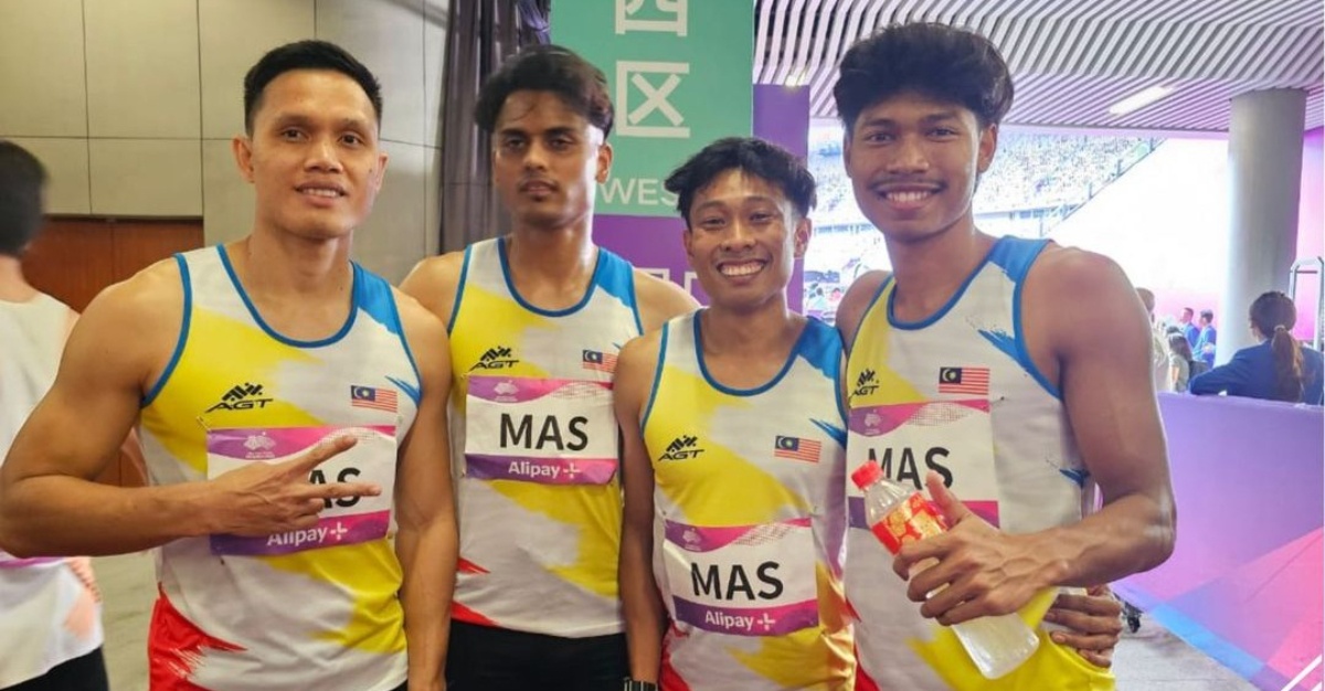 Kuartet 4x100M sukan asia
