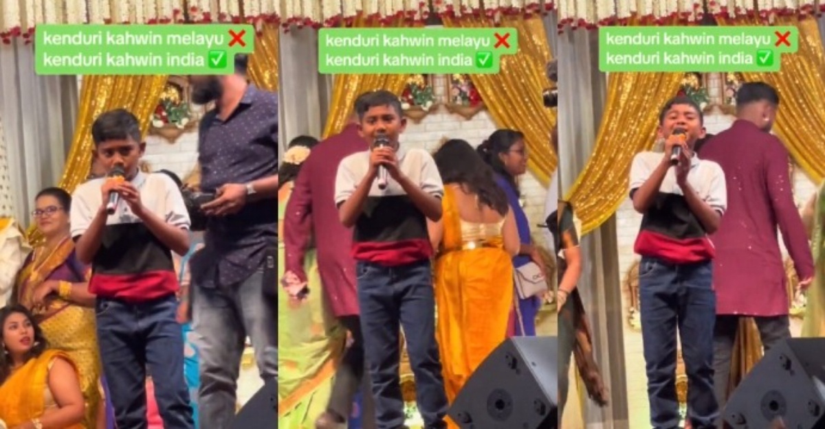 kanak-kanak india majlis kahwin