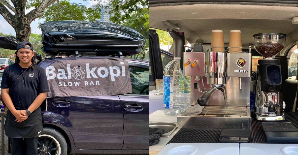 lelaki jual kopi