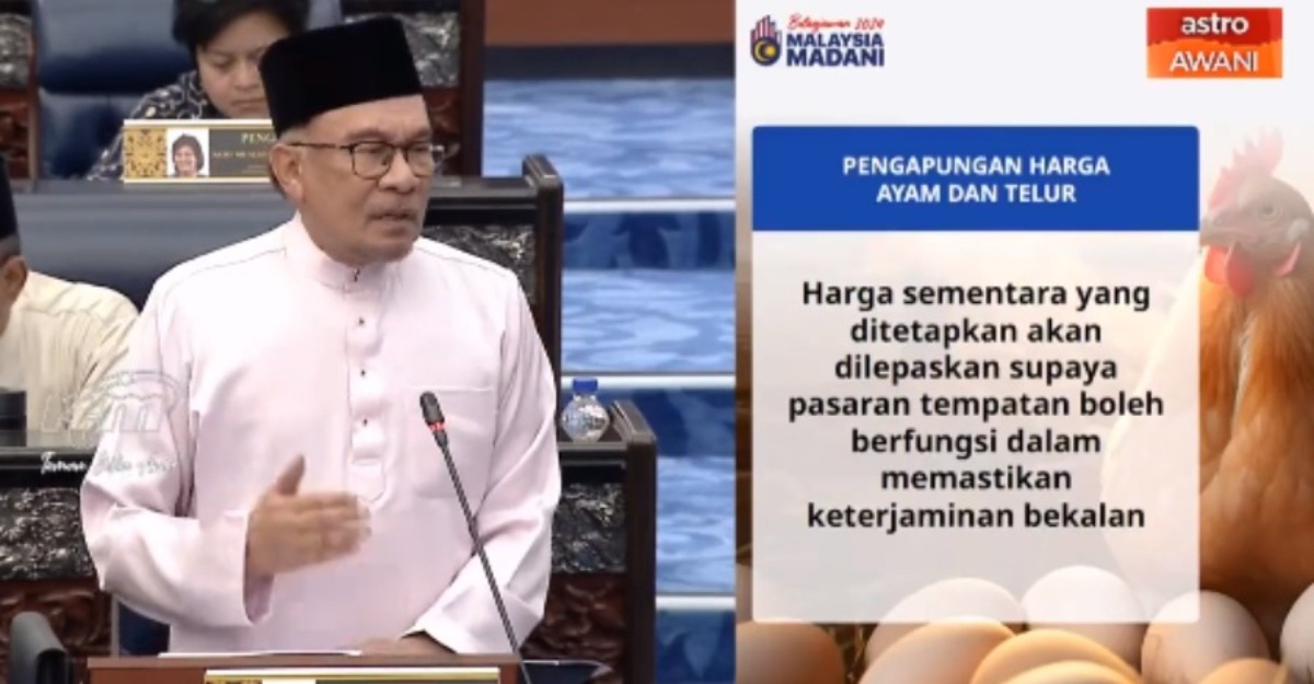 Apung harga ayam dan telur