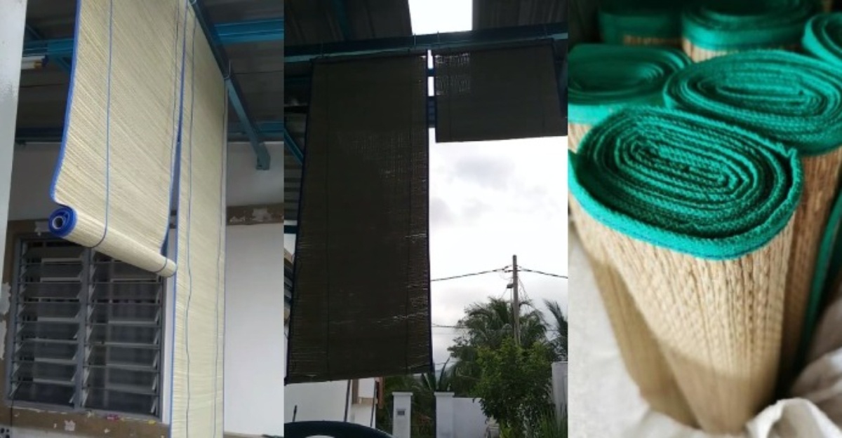 bidai roller blind diy