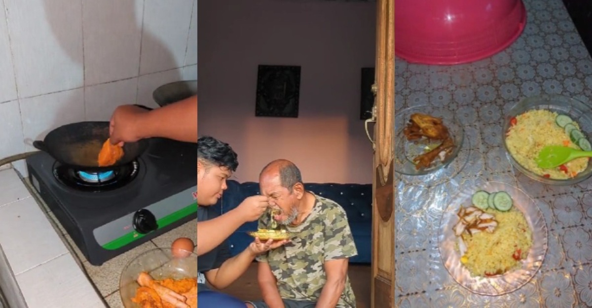 lelaki jaga ayah strok