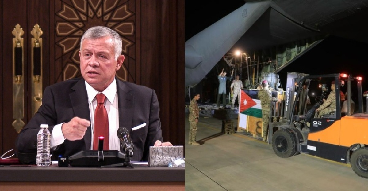 Tentera Jordan hantar bantuan