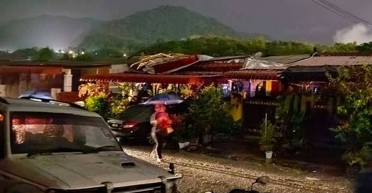 ribut persiaran taman meru 40 rumah