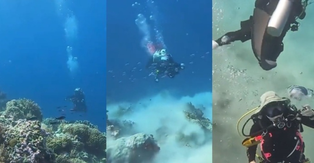 Tular Video Papar Keadaan Bawah Laut Ketika Gempa Bumi Lautan Banda Meletus