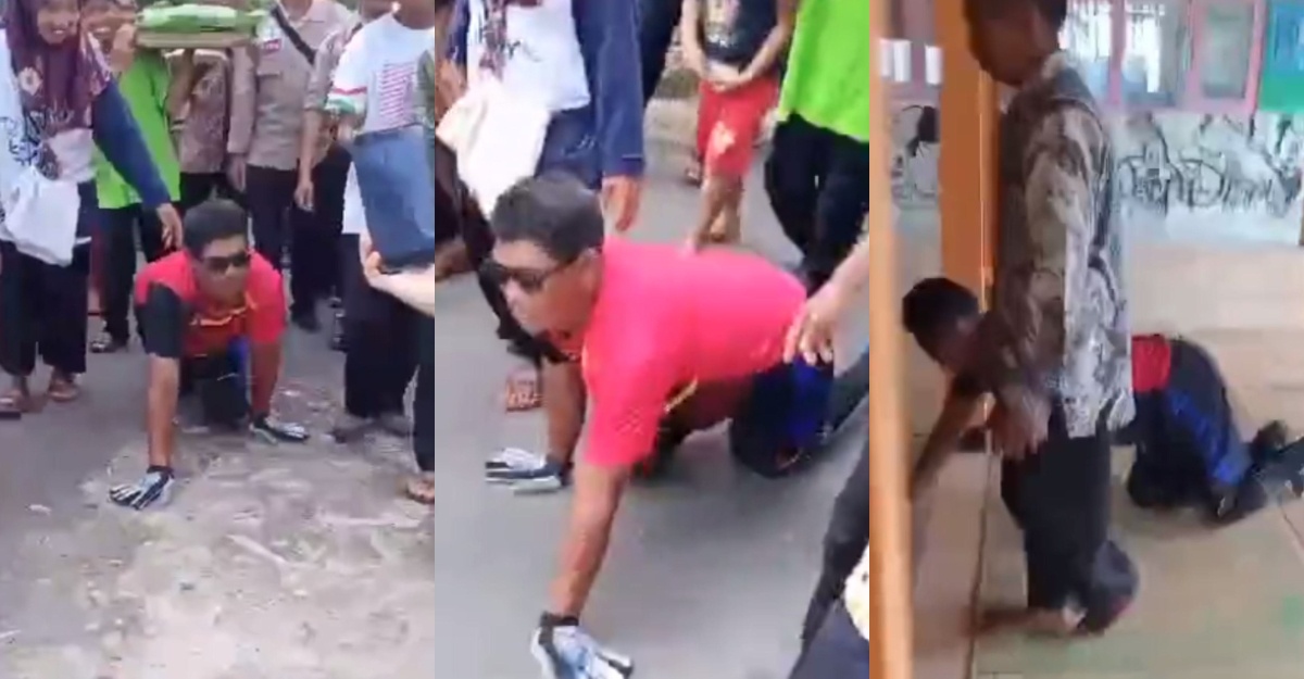 nazar lelaki merangkak