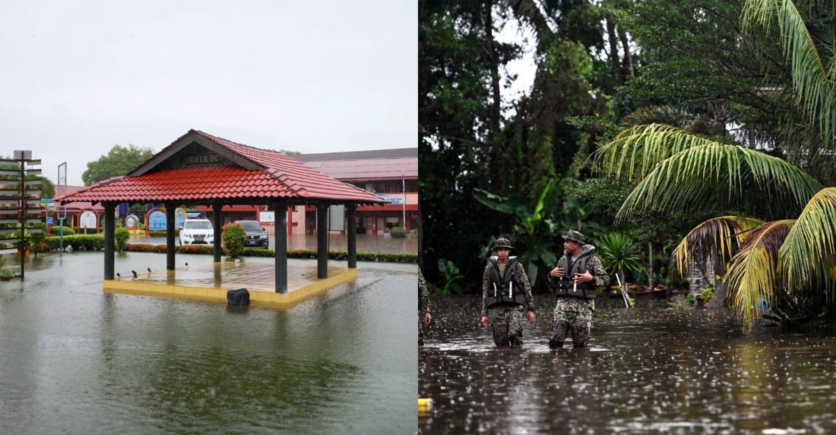 sekolah banjir terengganu