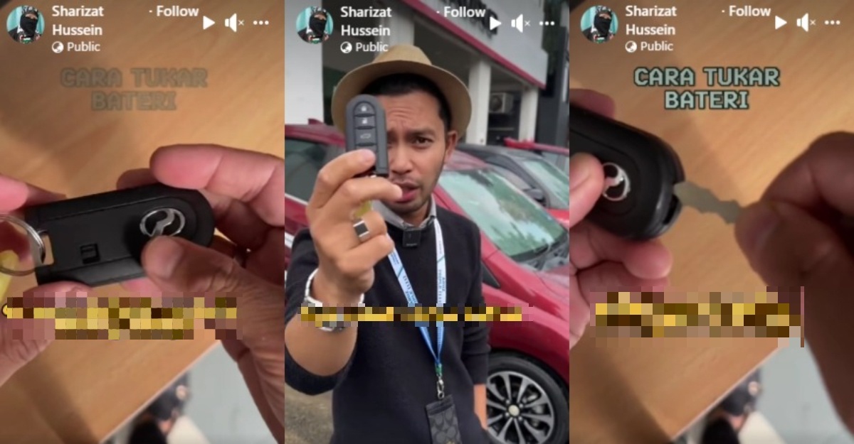 bateri smart key kereta