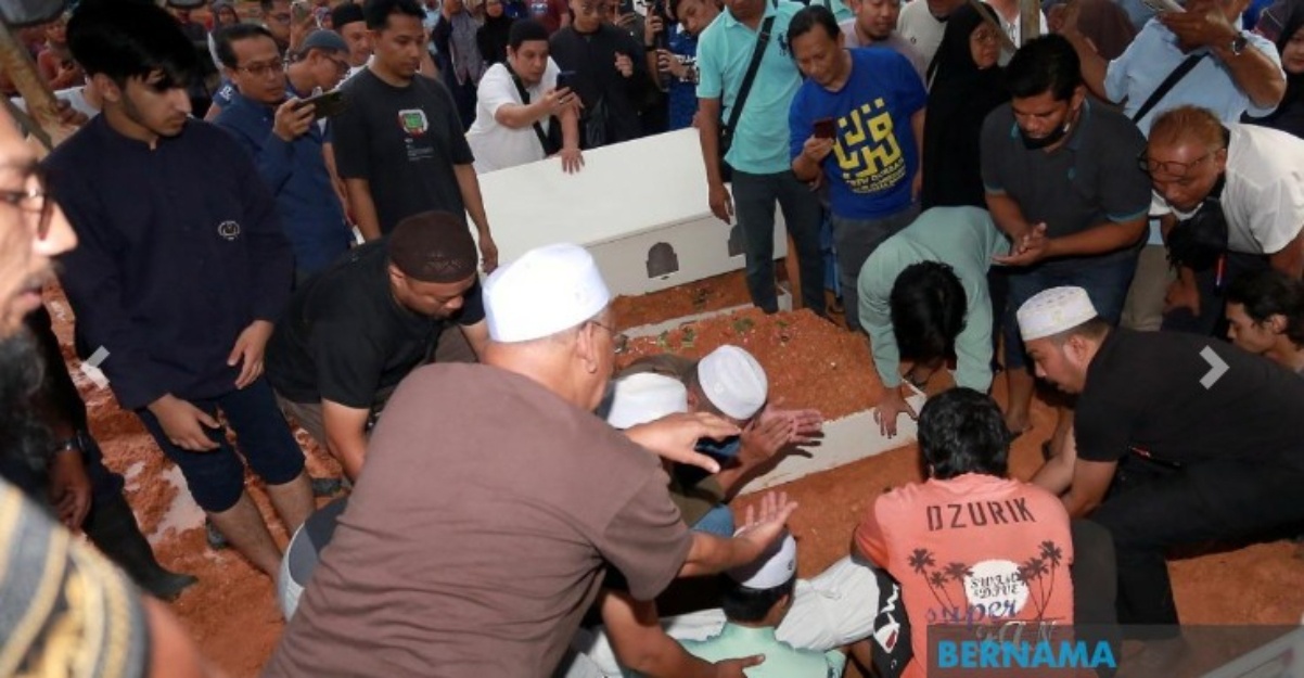 zayn rayyan dikebumikan