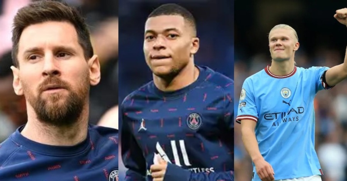 Messi Mbappe dan Haaland
