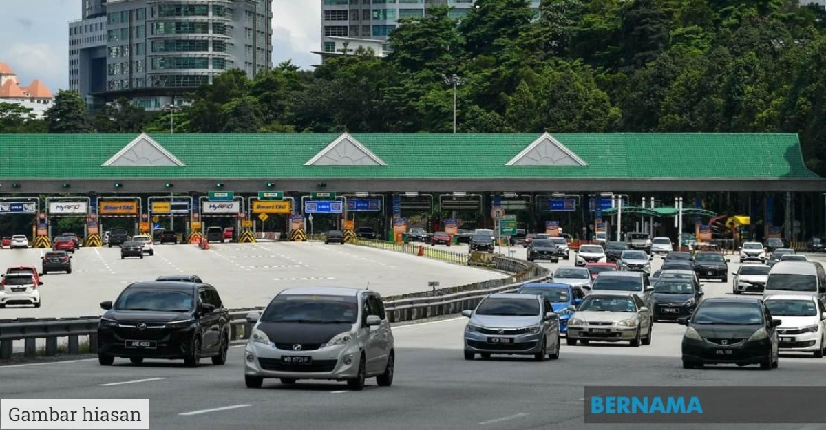 trafik lebuh raya utama sesak petang