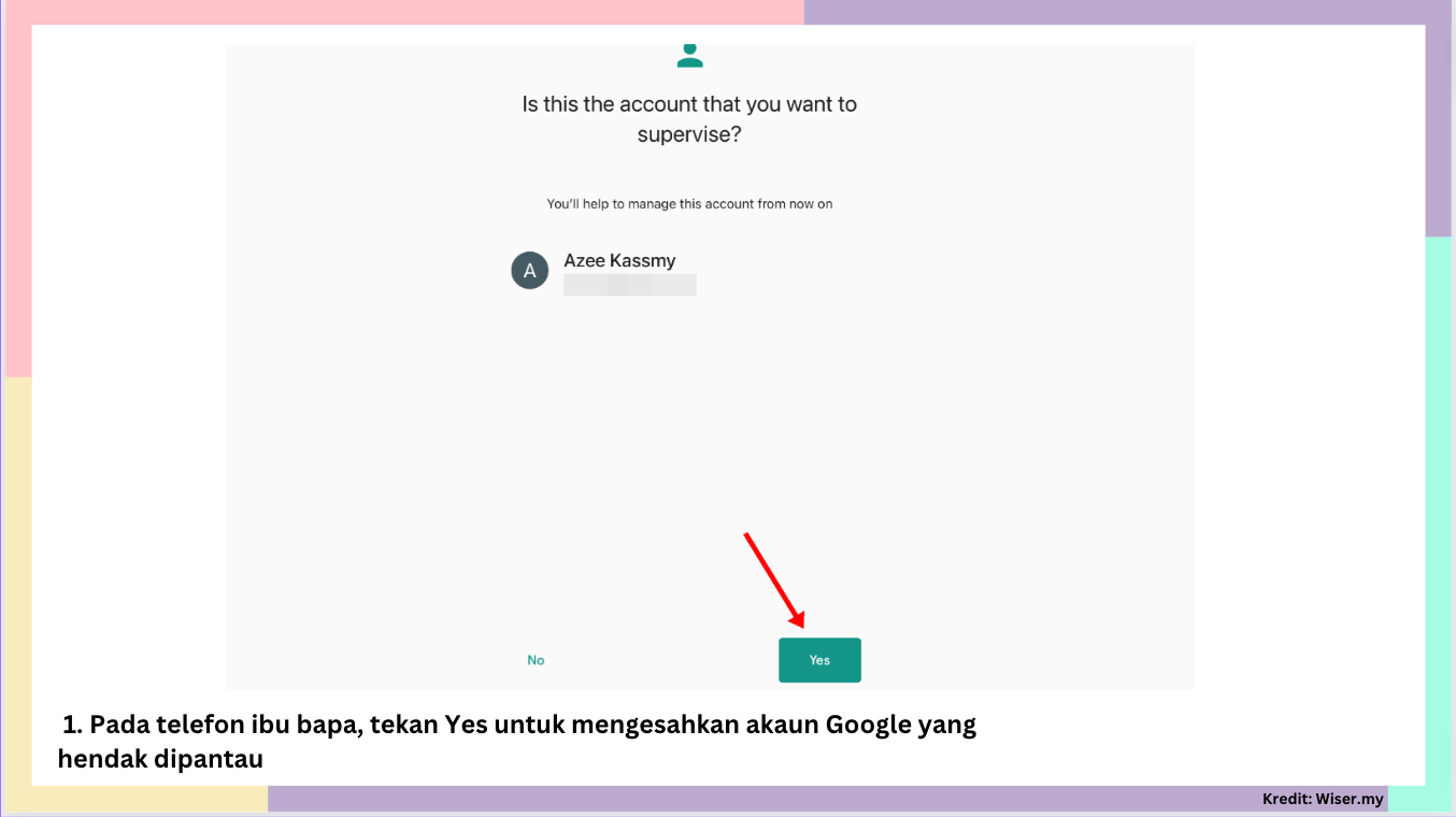 setting fon anak