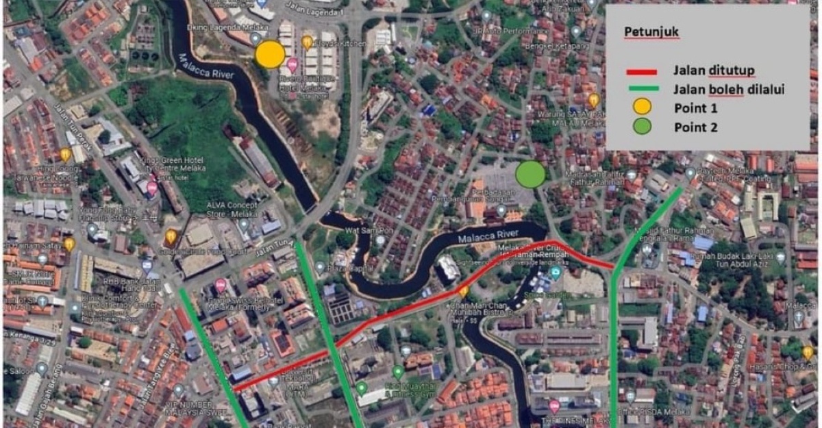 Jalan Ditutup Ambang Tahun Baru tmm2024