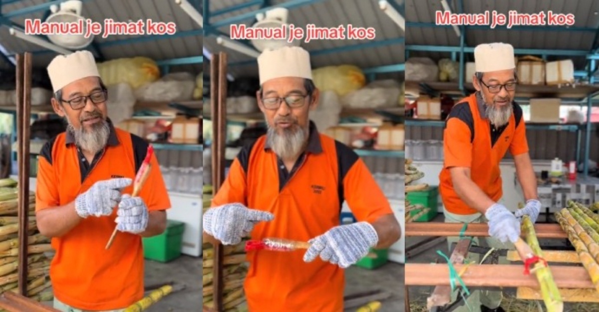 air tebu rosak cara tradisional