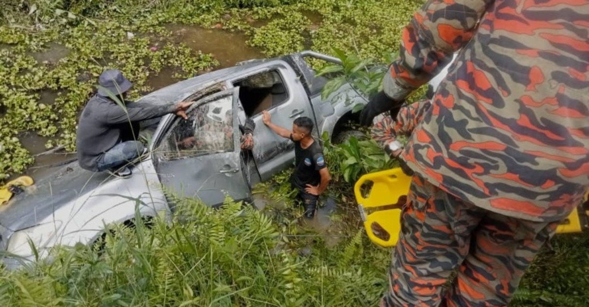Dua lelaki maut kenderaan tenggelam