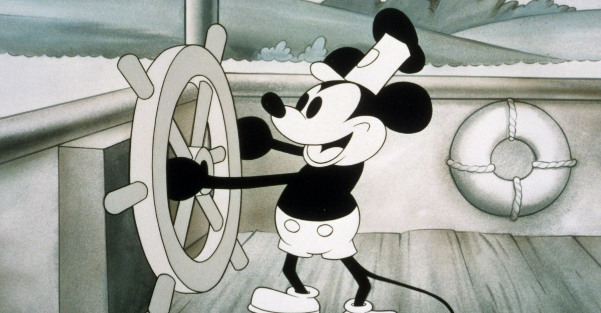mickey mouse versi terawal hak cipta