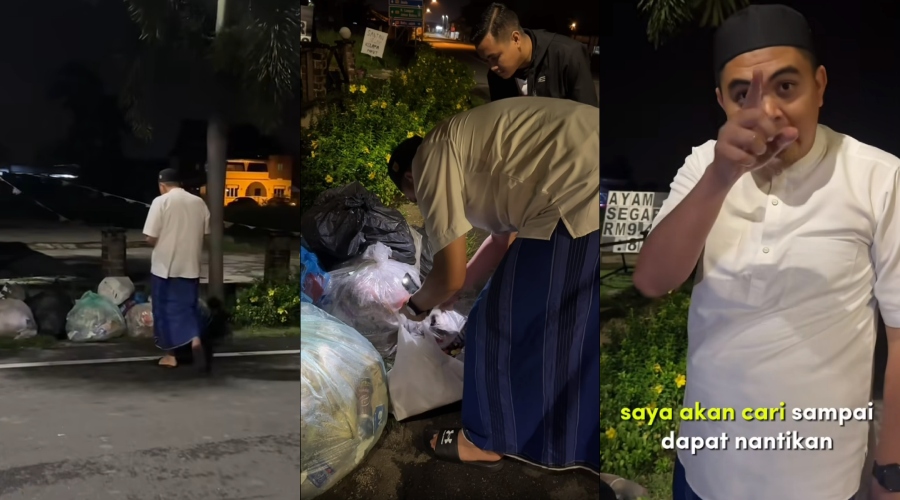 degil buang sampah