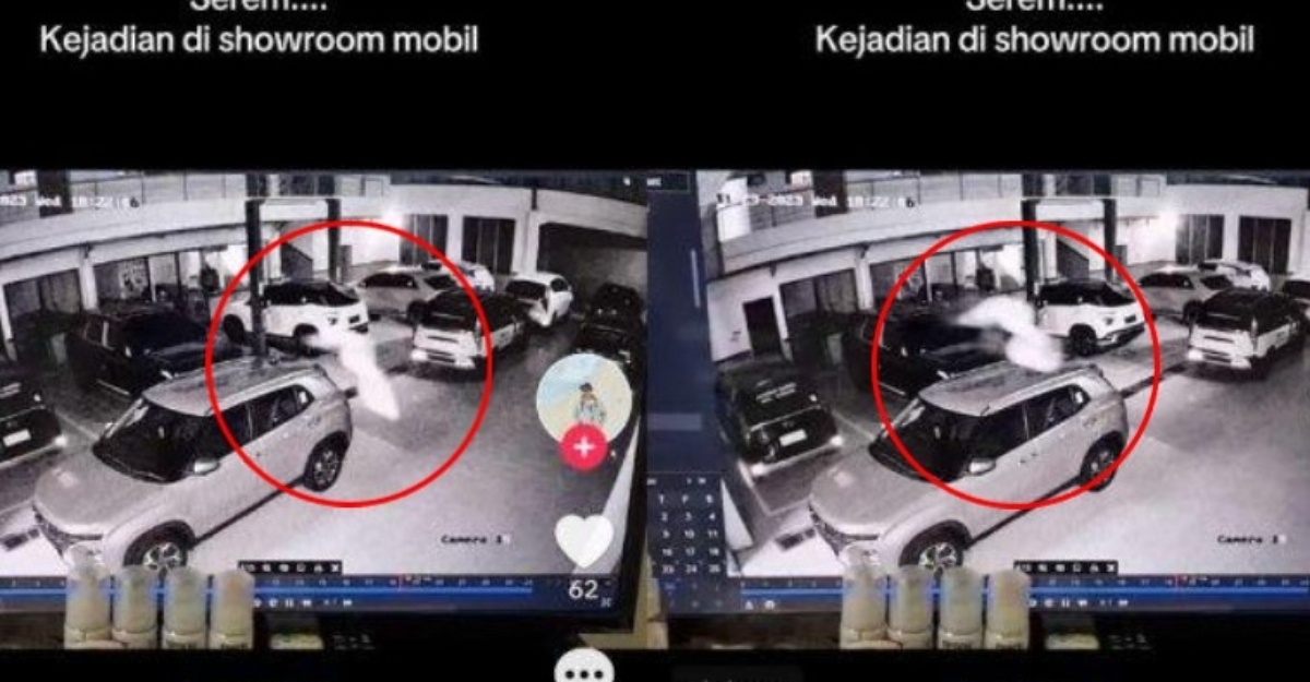 pocong terbang atas kereta