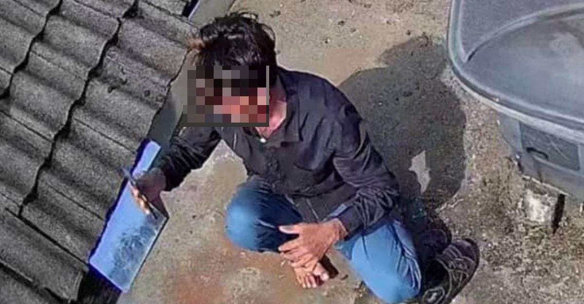 suami isteri rumah dipecah masuk