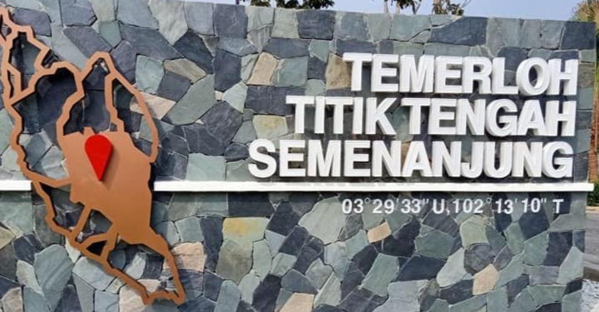 temerloh titik tengah semenanjung