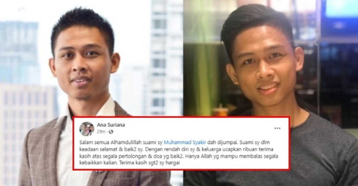 syakir ditemui selamat