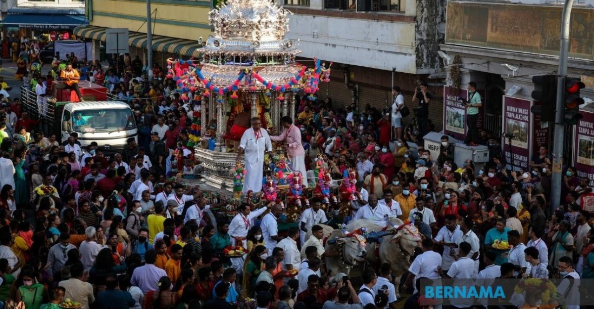 jalan pulau pinang ditutup thaipusam