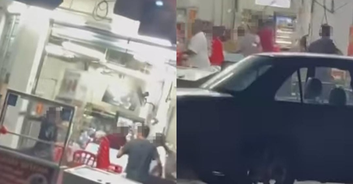 polis buru suspek kedai makan