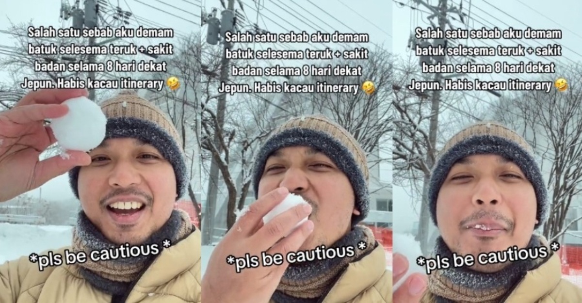 Gara-gara makan salji