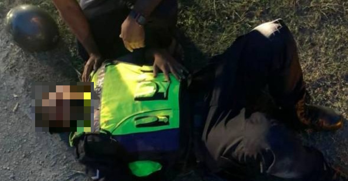 Polis cedera dilanggar