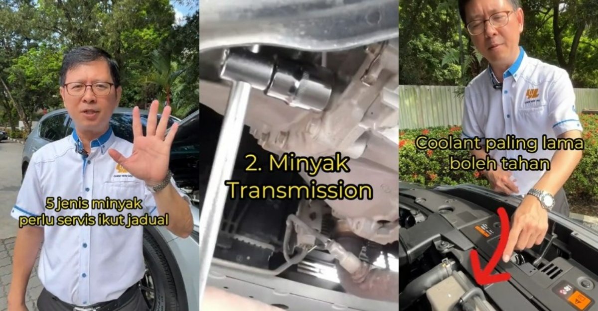 5 minyak kereta dijaga