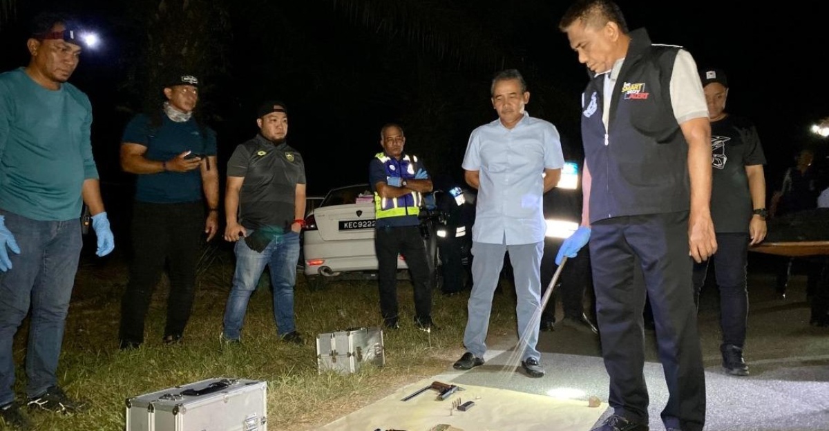 lelaki bersenjata api ditembak