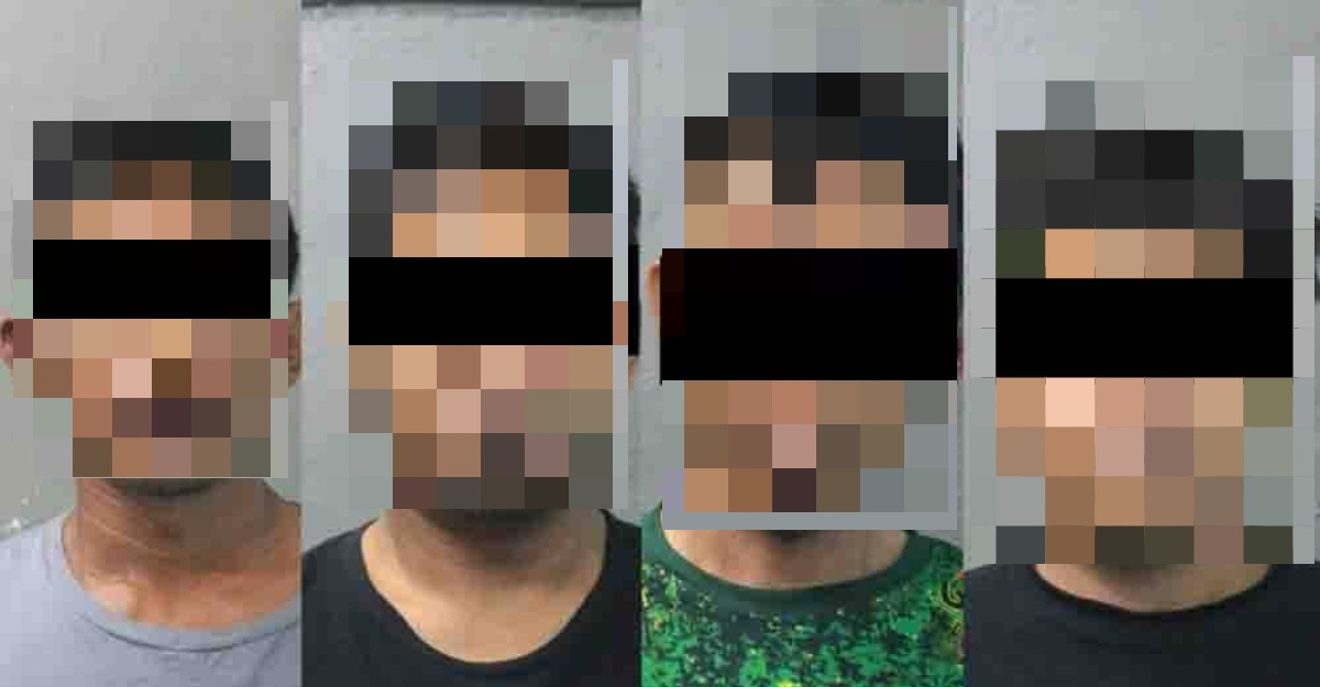 objek besi kereta polis
