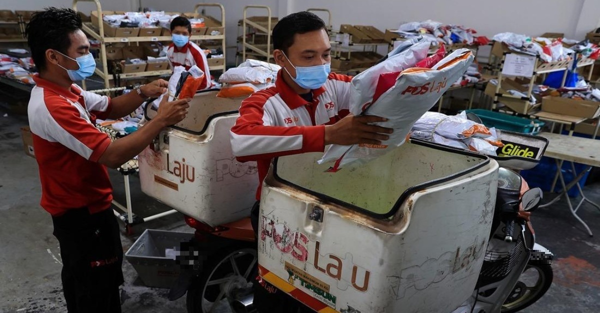 tiga servis pos malaysia sst