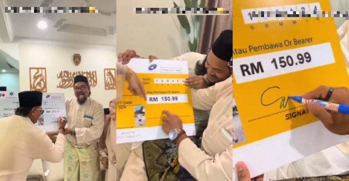 duit raya mock cheque