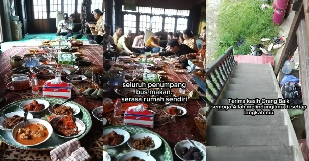 bas penumpang makan mentua