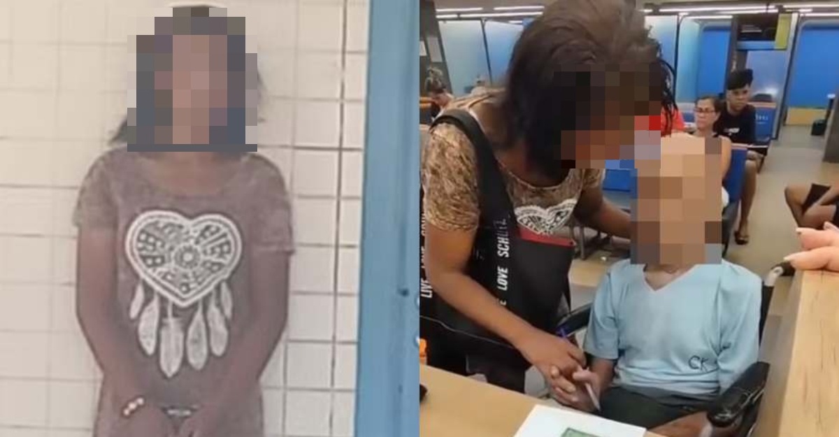 wanita bawa mayat pakcik