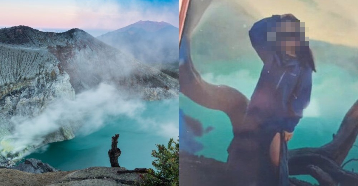 wanita maut gunung berapi