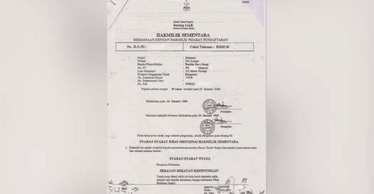 beza hakmilik sementara hakmilik kekal