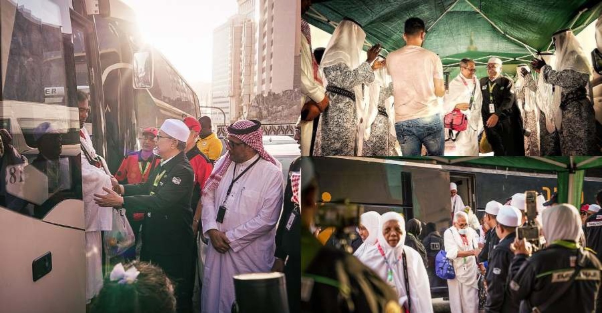 kumpulan jemaah pertama makkah