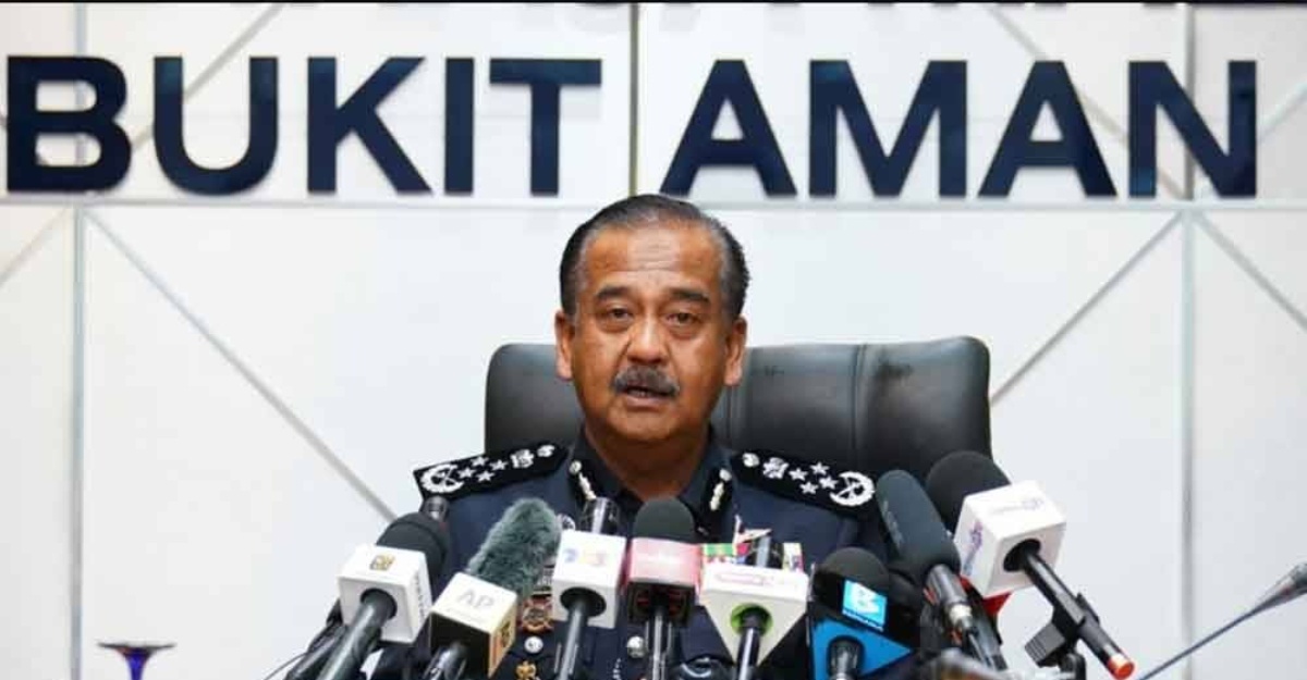 tiga cap jari lokasi simbah asid
