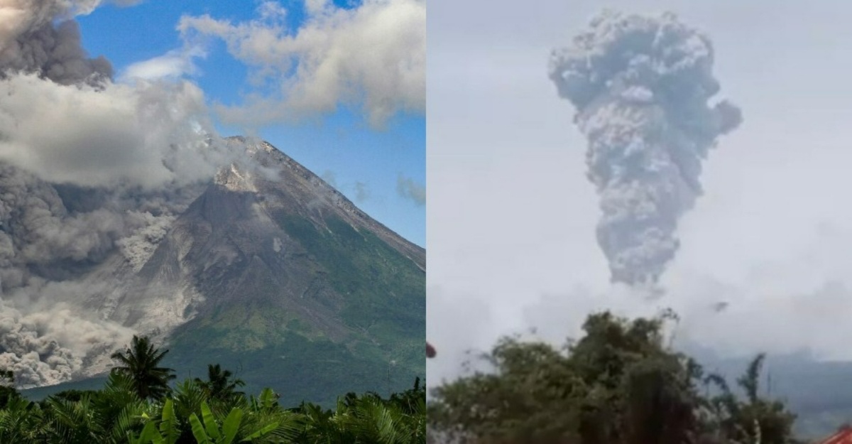 beza gunung merapi marapi