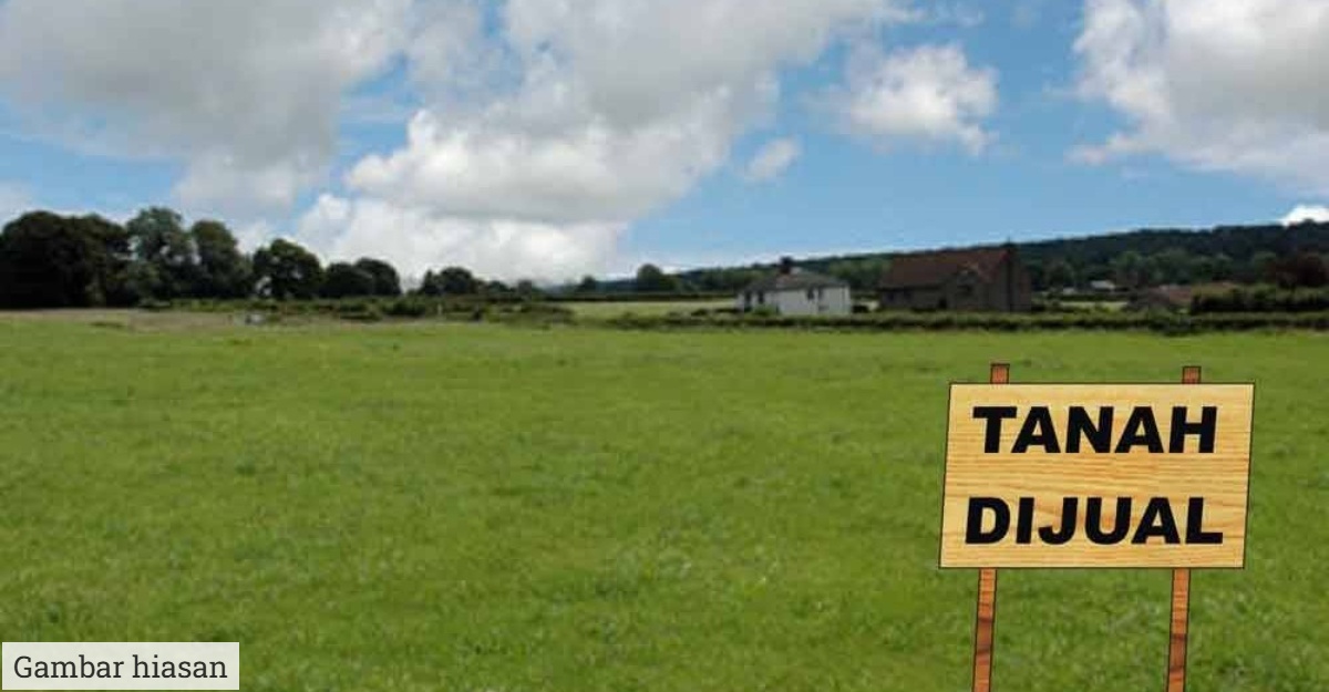 Suami isteri beli tanah lot lidi