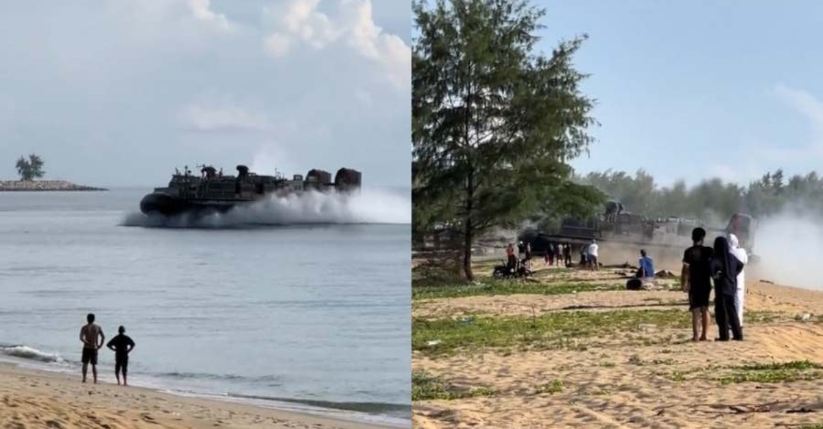 Hoverkraf pantai terengganu