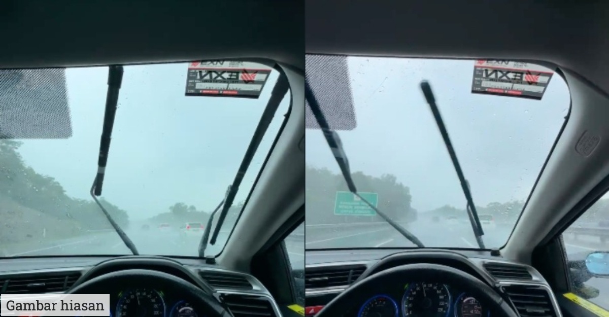 wiper kereta rosak