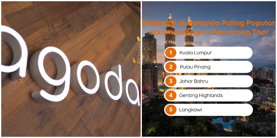 destinasi paling popular di malaysia dalam kalangan pelancong thai