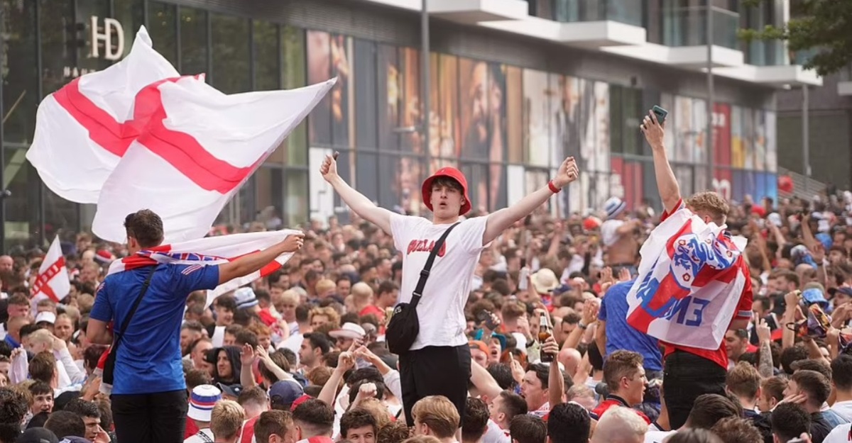 Peminat England Euro Jerman