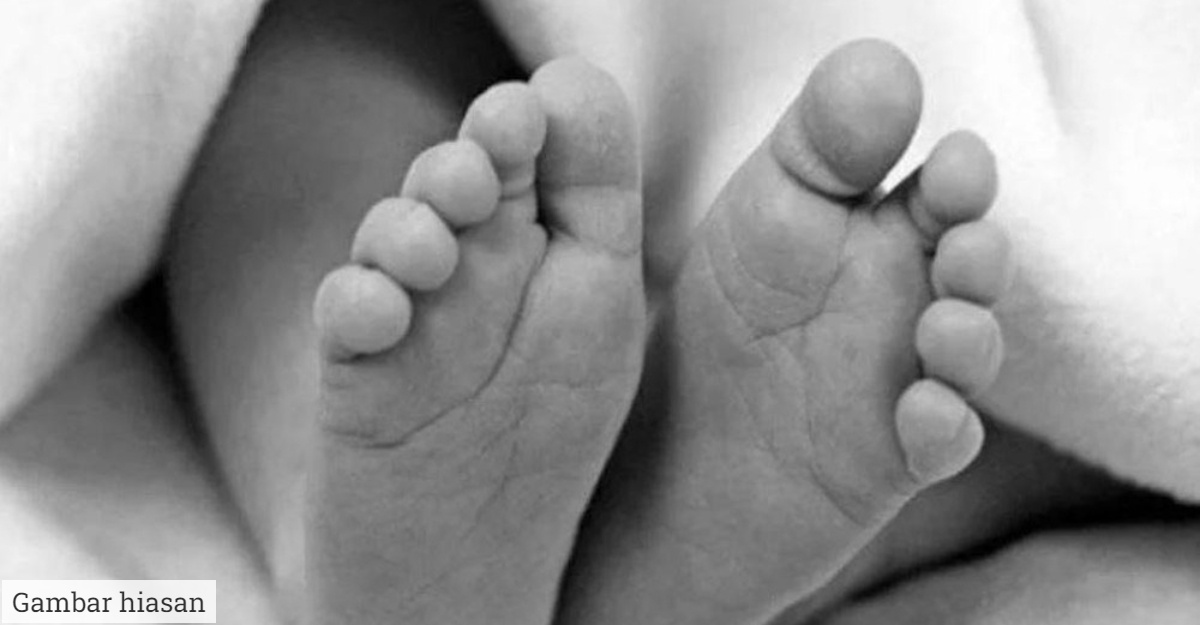 kanak-kanak tiga tahun dikelar bapa